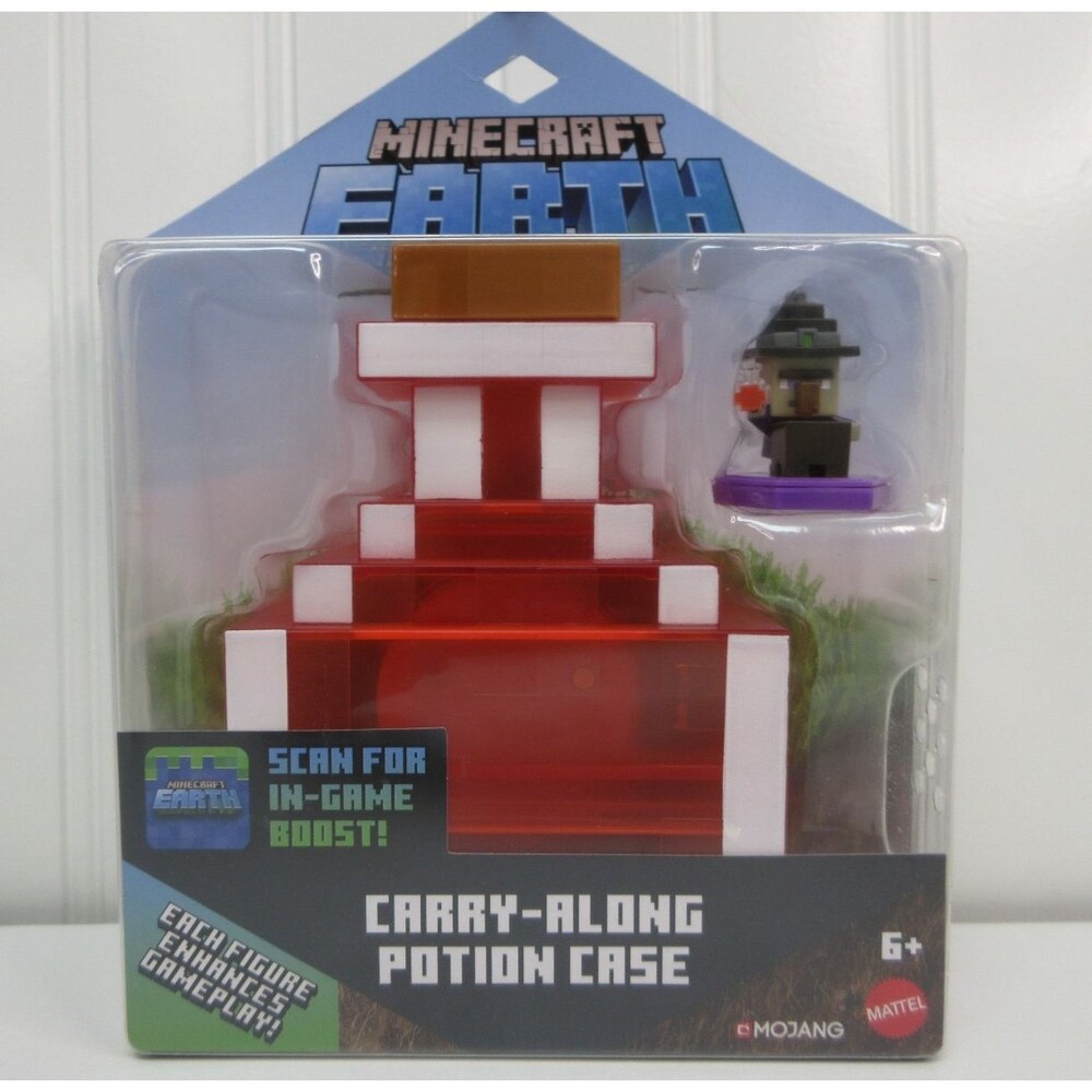 Minecraft Earth Carry Along Potion Case Potion-Brewing Witch Boost Mini Figure